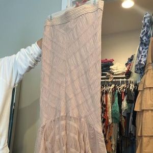 Free people beige skirt